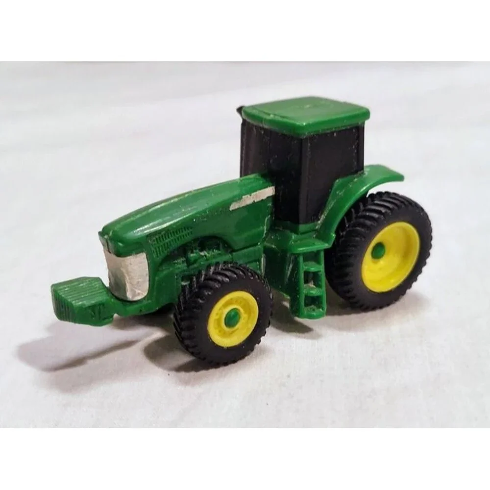 Vintage ERTL John Deere Tractor Diecast Toy Car Farm Equipment w/ Trailer Hitch